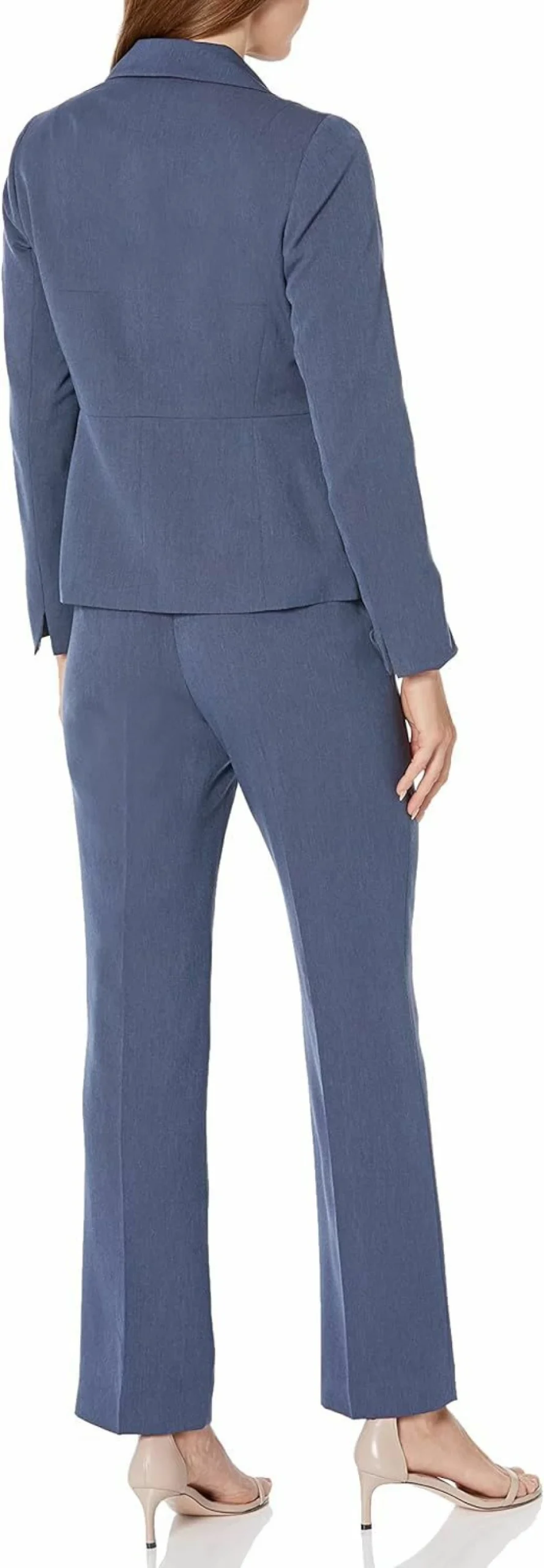 Le Suit Women's Petite Jacket and Pant Suit - Professional Blazer Set for Petite Sizes