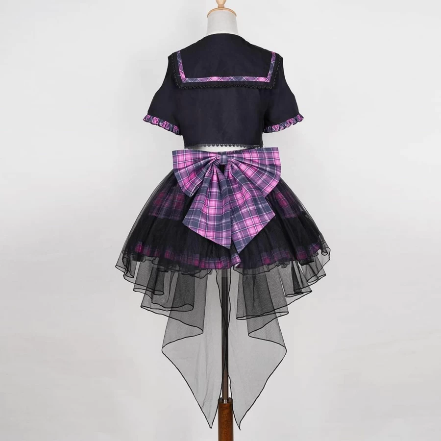 ZZEQYG Punk Rock Two Piece Skirt Set - Edgy Sweet Cool Fashion Dress Suit for Women