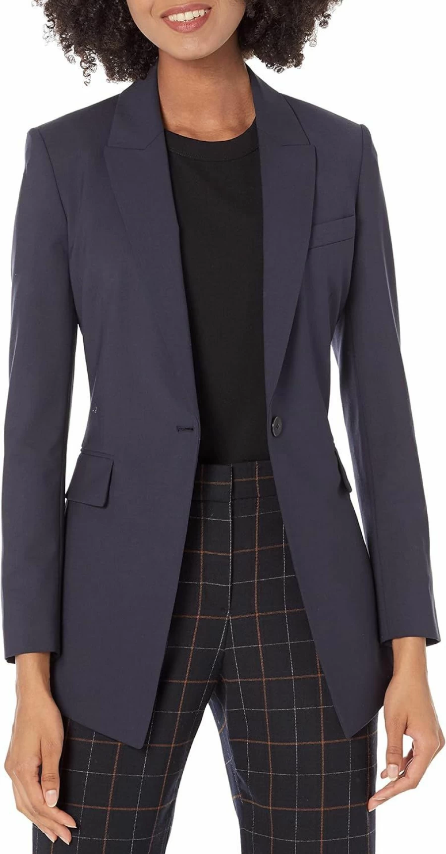 Theory Women's Etiennette Blazer - Classic Tailored Jacket for Office & Casual Wear