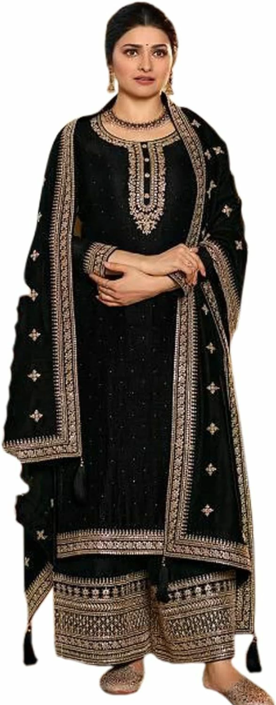"Designer Shalwar Kameez & Palazzo Suits for Reception Wear | The Kurti Bazaar | Indian Pakistani Ethnic Outfits"