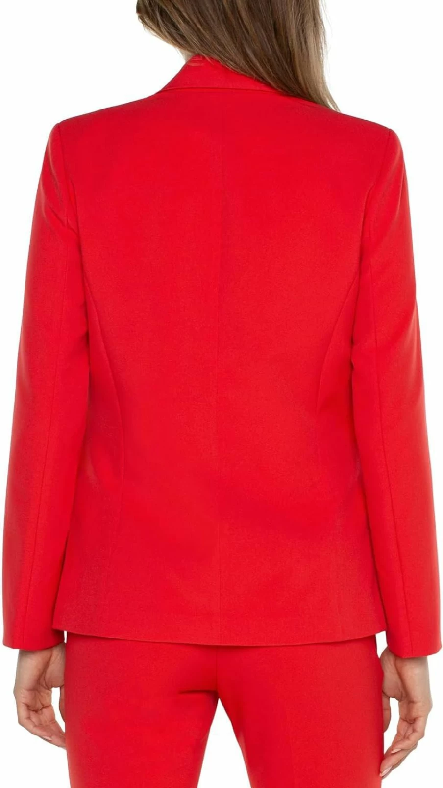 Liverpool Petite Women's Double Breasted Blazer - Luxe Stretch Suiting Jacket for Professional Style