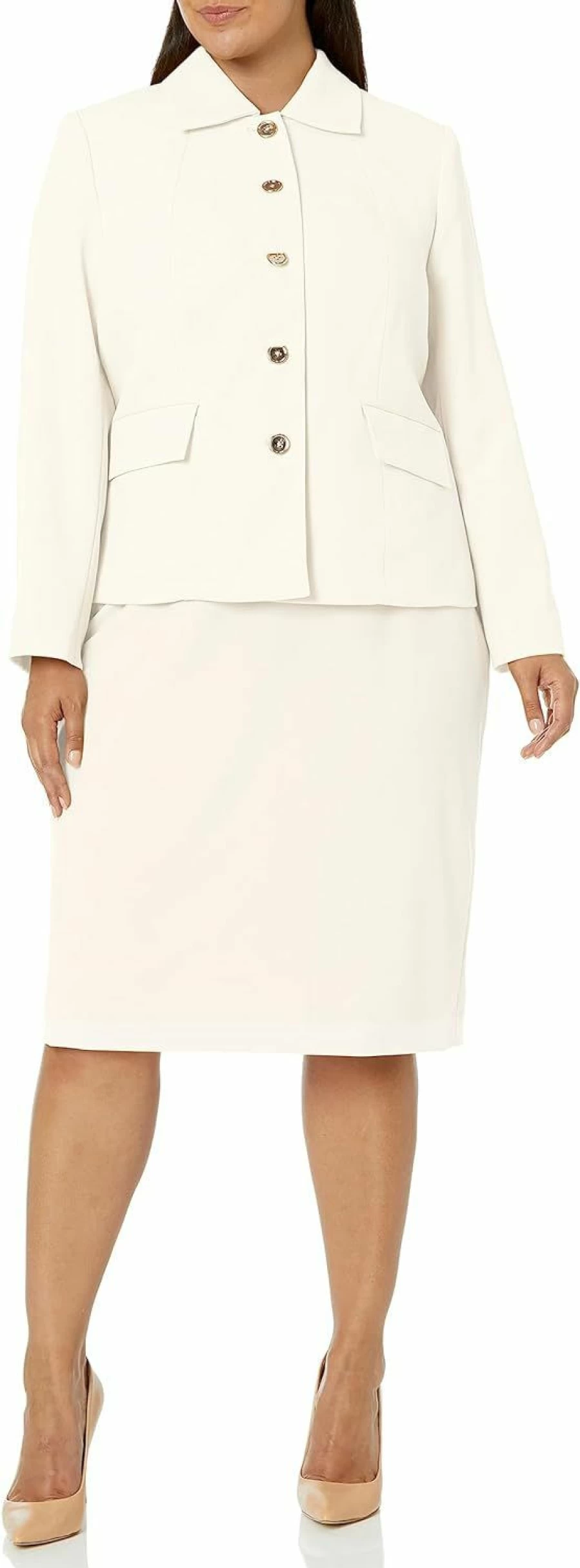 Le Suit Women's Professional Blazer and Skirt Suit Set - 50041157-1Cz, Office Business Attire, Formal Workwear